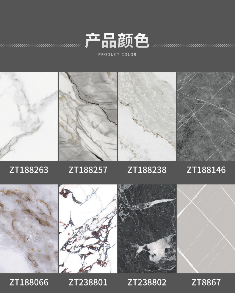 uv board imitation marble high-gloss wall panel, PVC decorative panel, waterproof and flame-retardant, hotel project, stone plastic UV board for export pic 8
