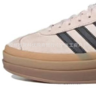 莆田德训鞋女鞋莆田高版本samba纯原百搭校园银色增高厚底红色小详情29