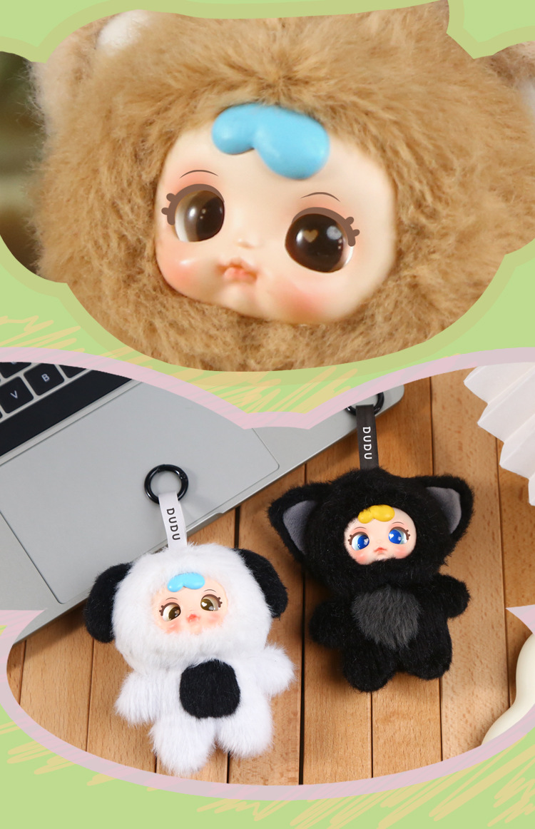 Cartoon plush girl milk candy blind box, trendy plush toy, plush pendant blind box, cute animal party blind box decoration pic 18