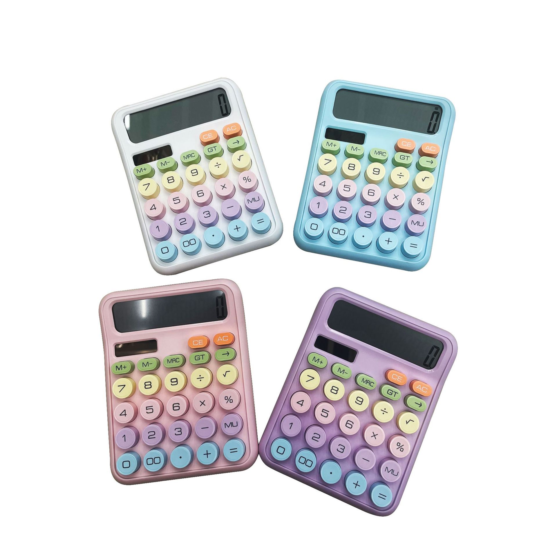 New solar-powered mechanical key dopamine computer goddess, high appearance level, personalized foreign trade cross-border calculator pic 1