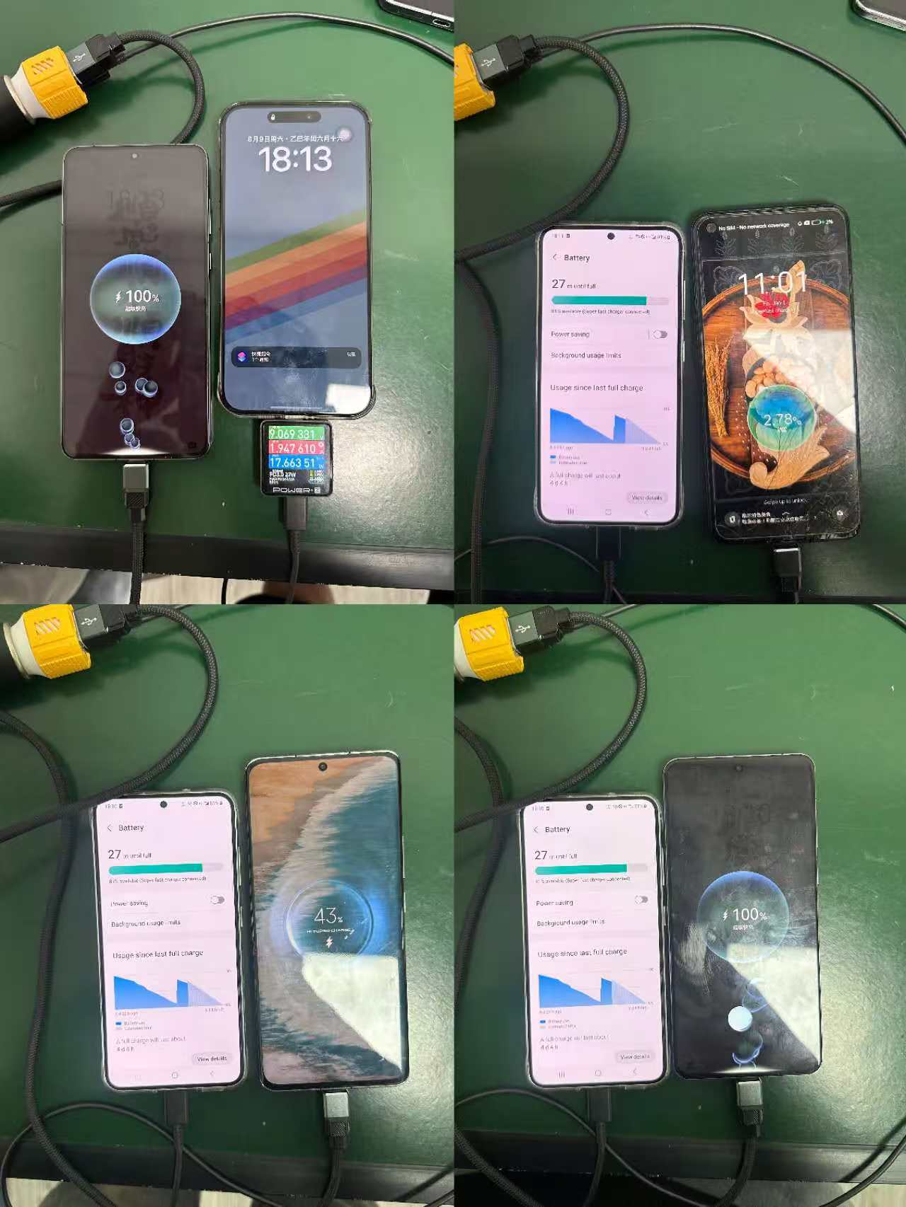 跨境热销车载充电器适用华为小米三星手机超级快充机甲风格车充详情2