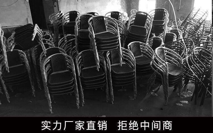 实木小圆桌可拆户外三件套椅子桌椅组合户外家具茶几阳台家具详情9