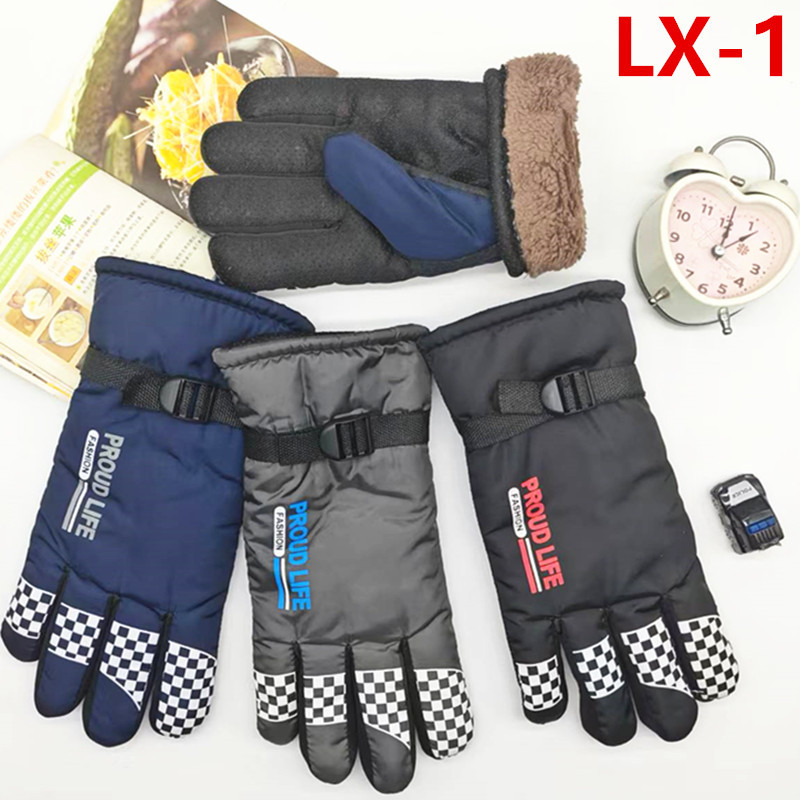 Wholesale of new fleece and thickened warm sports and outdoor skiing gloves, as well as windproof gloves for electric bikes and motorcycles pic 11