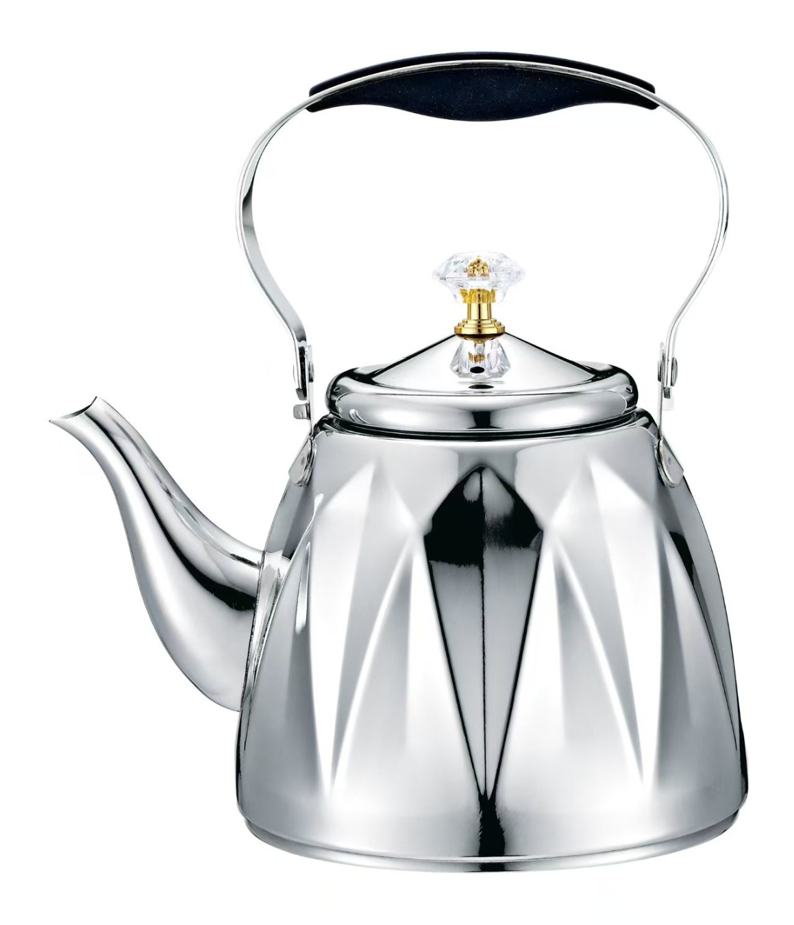 New thickened stainless steel kettle, household kettle with lid for boiling water, multi-functional teapot for hotels, restaurants and eons pic 4