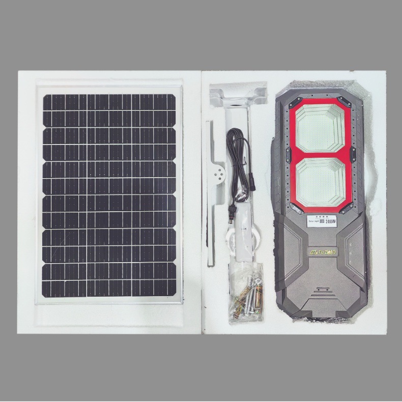 solar street lamps, outdoor courtyard factory area road ultra-bright lighting lamps, new rural road waterproof led lamps pic 1