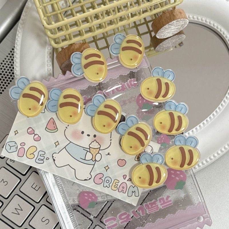 勤劳小蜜蜂发夹可爱卡通bbins甜美少女刘海儿童头饰学生发卡爆款详情5