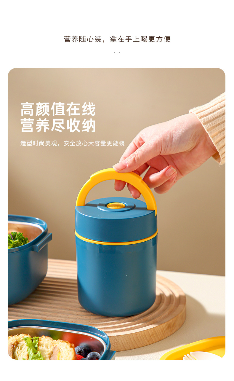 饭盒微波炉塑料日式便当盒高颜值可加热便携学生便携家用多层批发 pic 14