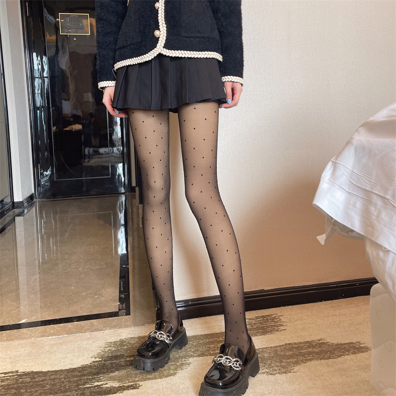 春夏季高透性感黑丝袜女薄款连裤袜 提臀防勾丝耐穿0D任意剪逼真黑丝 打底袜踩脚袜一体设计详情20