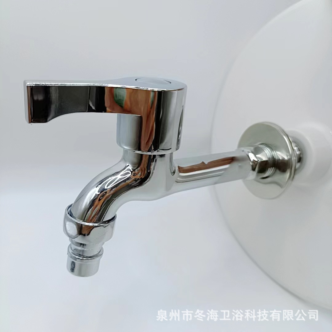 厂家直供外贸跨境款电镀工程款洗手盆拖布池洗衣机快开单冷水龙头详情30