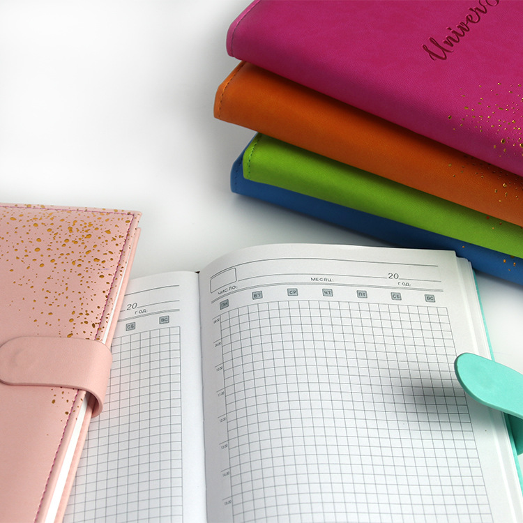 Yalong Wholesale A5 high cost performance, cute cover, six-color diary, student notebook pic 1