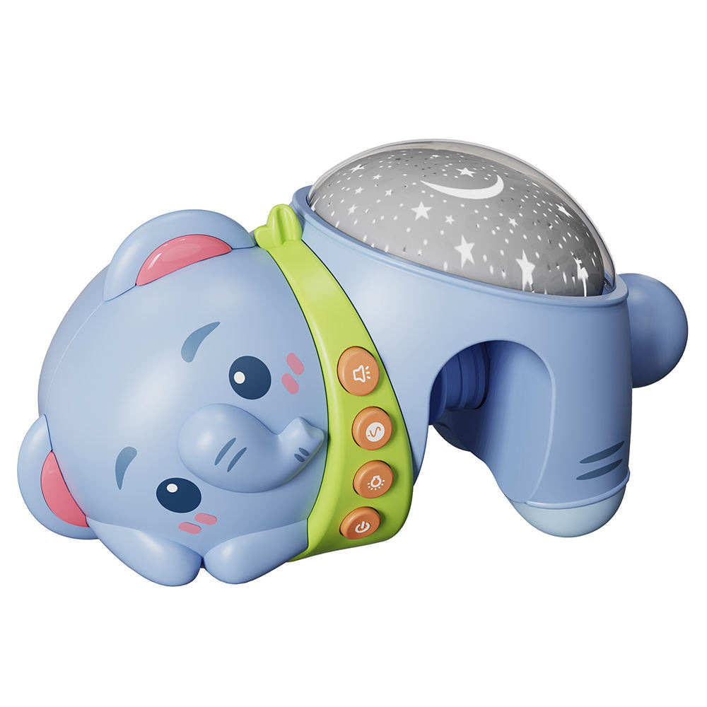 Cross-border infant early education toys, sleeping projection lamp, cartoon animal night light, bed bell simulation model, infant and toddler soothing lamp pic 7