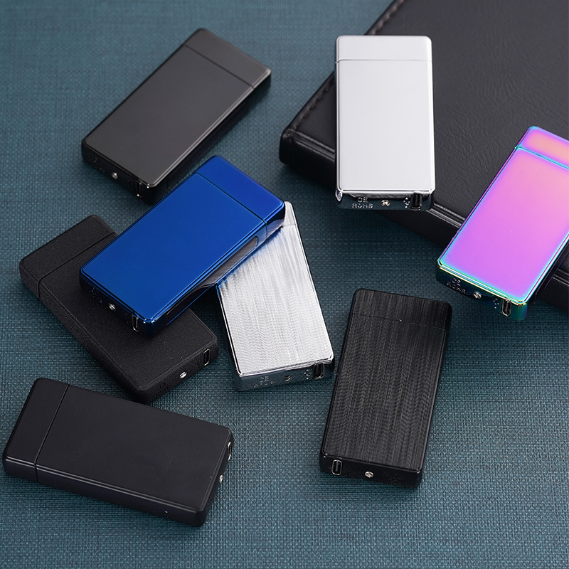 Factory personalized intelligent induction ignition charging lighter, arc pulse cigarette lighter, advertising LOGO, cross-border e-commerce pic 11
