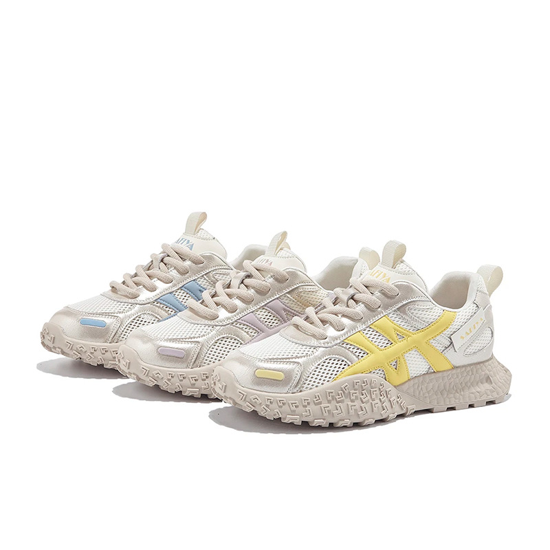 真皮老爹鞋女2025夏季新款网面透气阿甘鞋女厚底运动鞋百搭鞋子女详情12