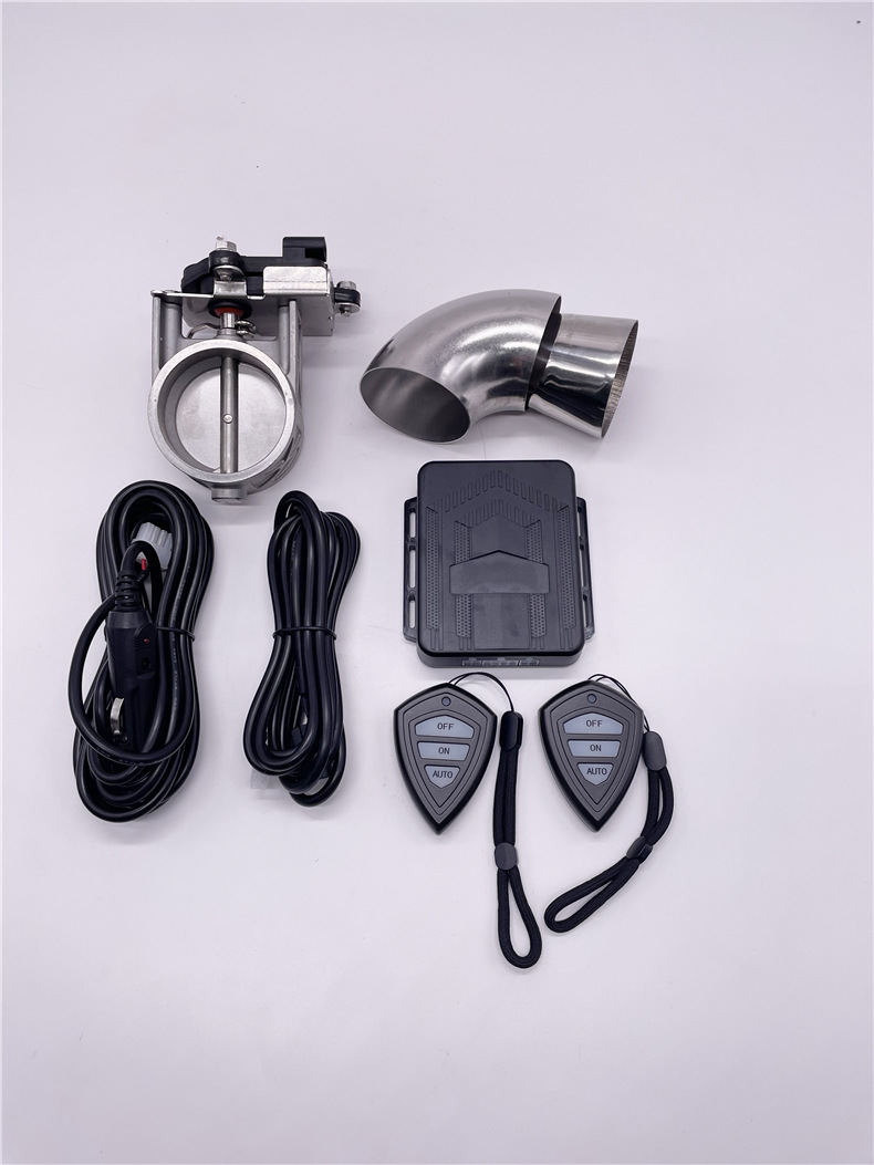 汽车电动排气阀门多角度全开半开遥控可变两线电子阀门控制器详情3