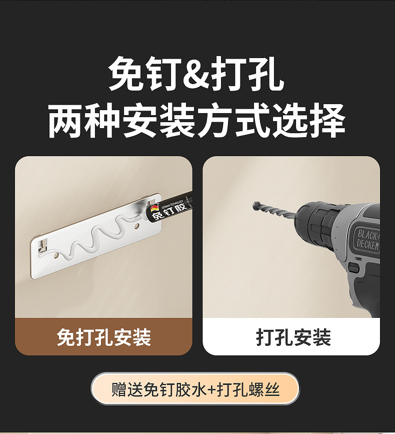 不锈钢厨房刀架置物架放菜刀筷子锅盖菜板架多功能刀具一体收纳架详情16