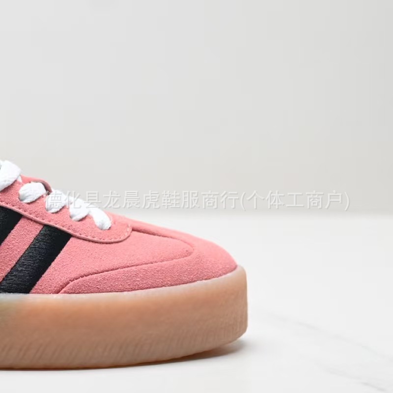 德训鞋女鞋莆田samba纯原百搭校园红蓝银色增高厚底休闲男小白鞋详情7