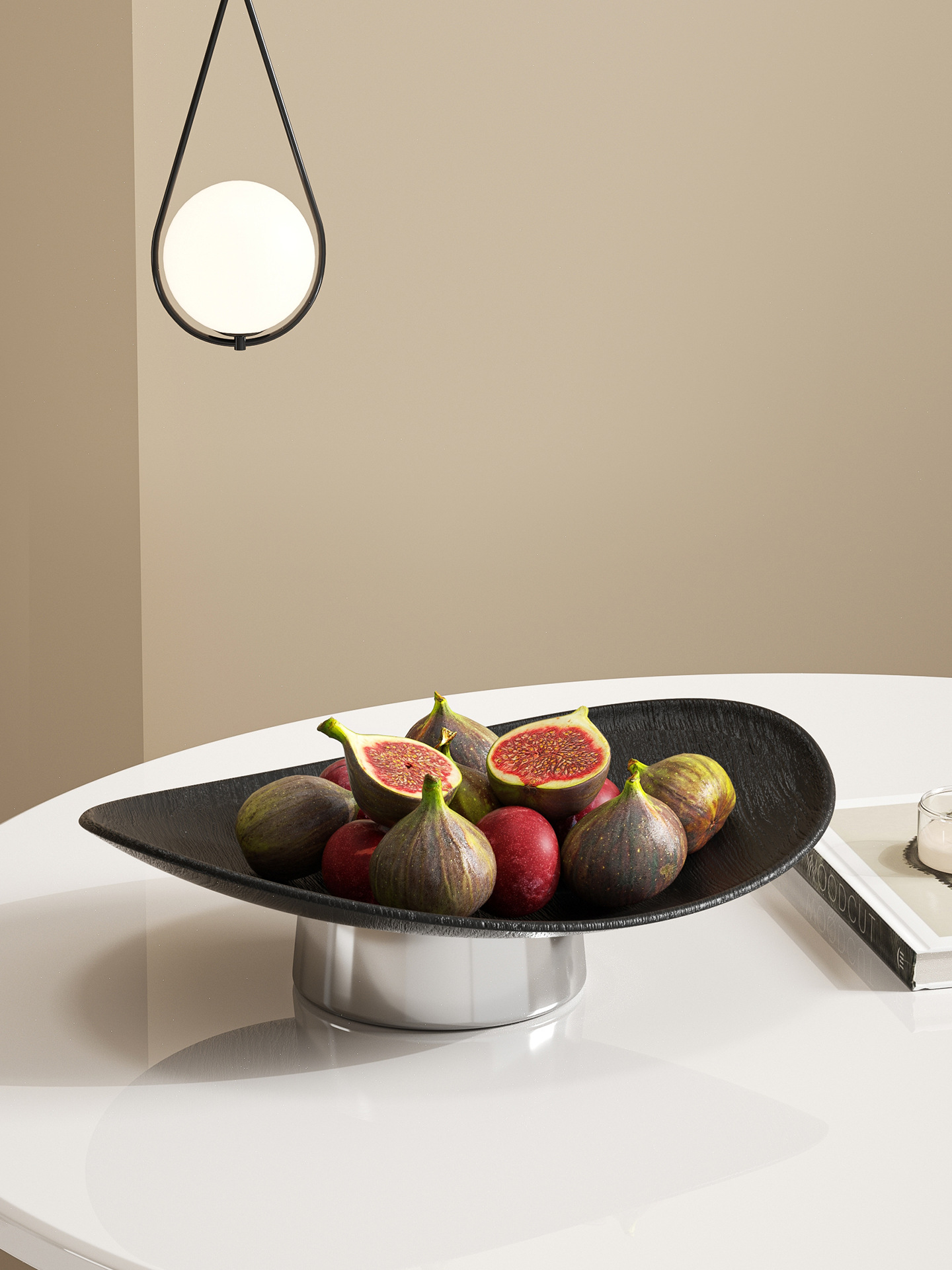 Wood-plastic fruit plate for home living room desktop storage, snack and dried fruit plate, food-grade, environmentally friendly and odorless fruit plate wholesale pic 16