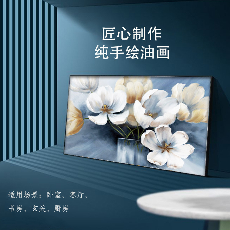 Wholesale manufacturer of hand-painted decorative oil paintings for hotels and homes, cross-border hand-painted decorative oil painting factory for foreign trade pic 6