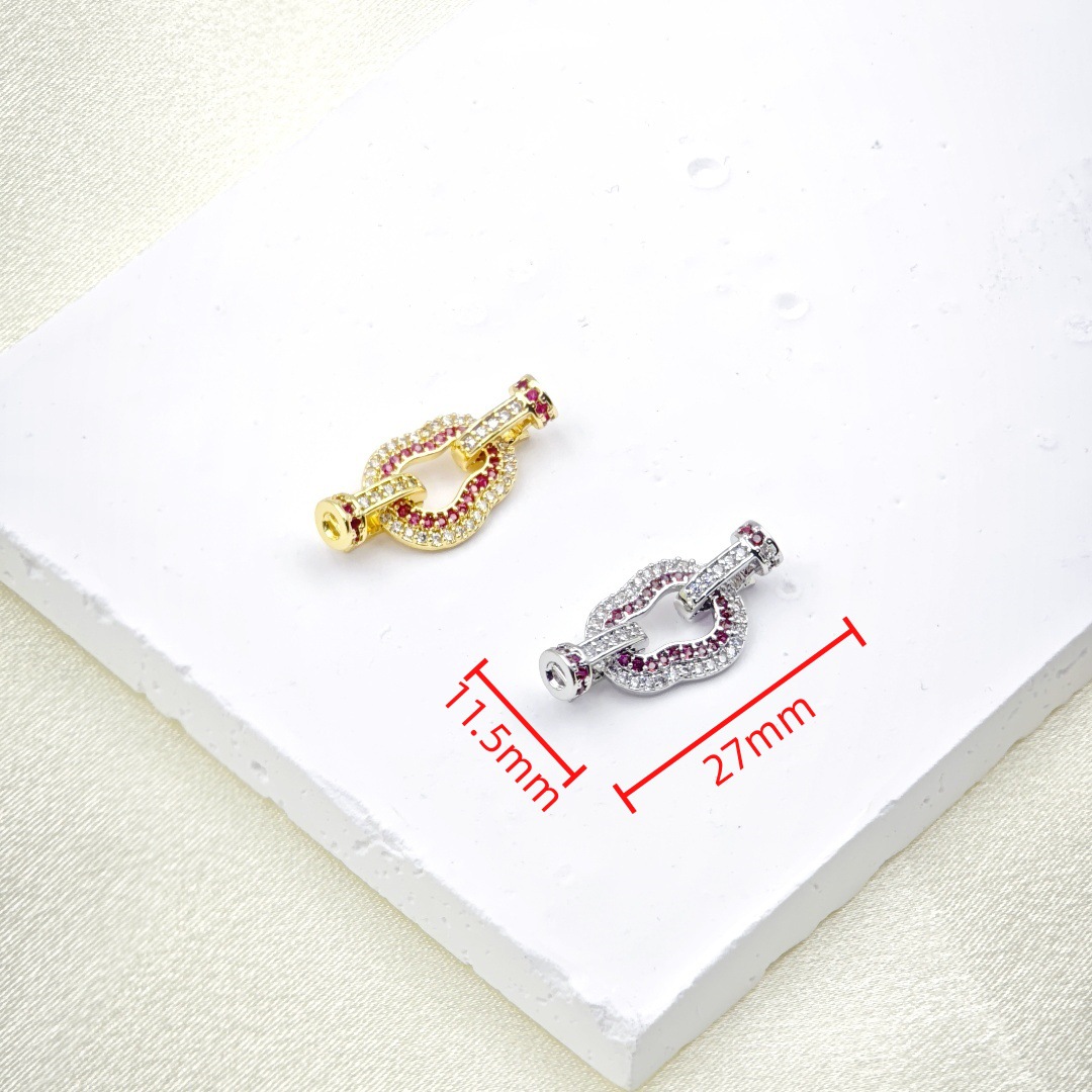 DIY jewelry: Gold-plated gourd, pearl necklace, buckle, universal buckle, connecting buckle, handmade sweater chain button pic 6