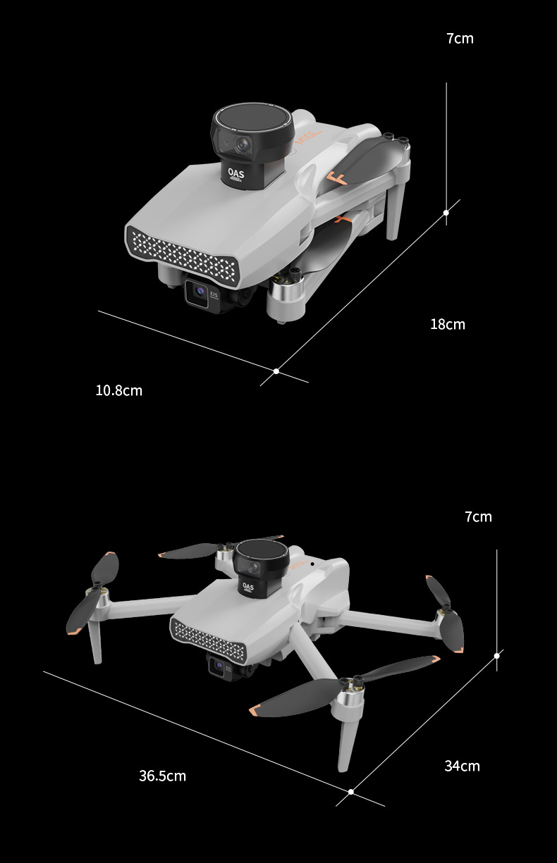 Cross-border unmanned aerial vehicle three-axis gimbal GPS positioning automatic return, brushless high-definition aerial photography, laser obstacle avoidance remote control screen pic 33