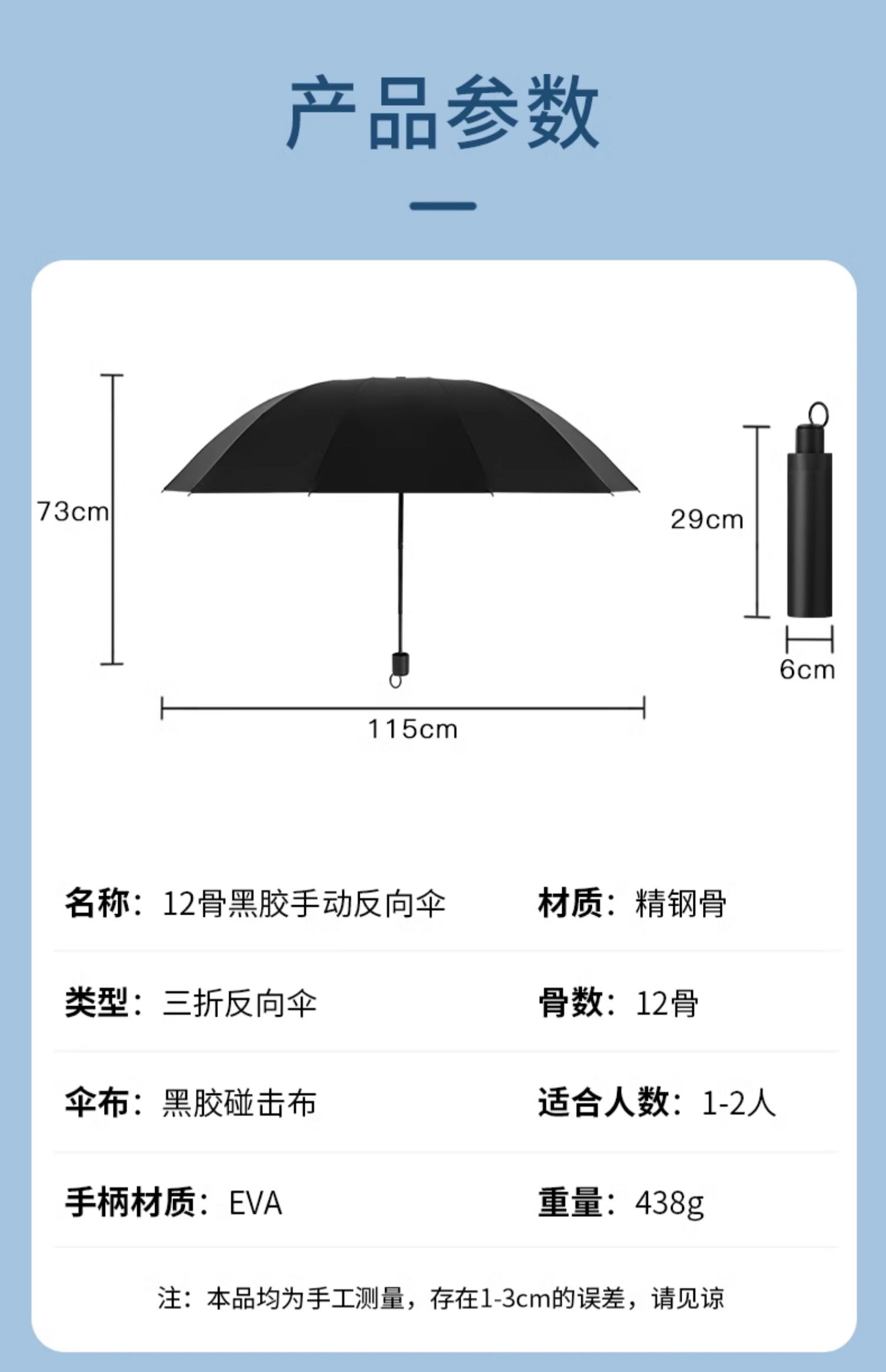 大号超大雨伞晴雨两用折叠加大加固加厚双人三人防晒遮阳男女学生详情20