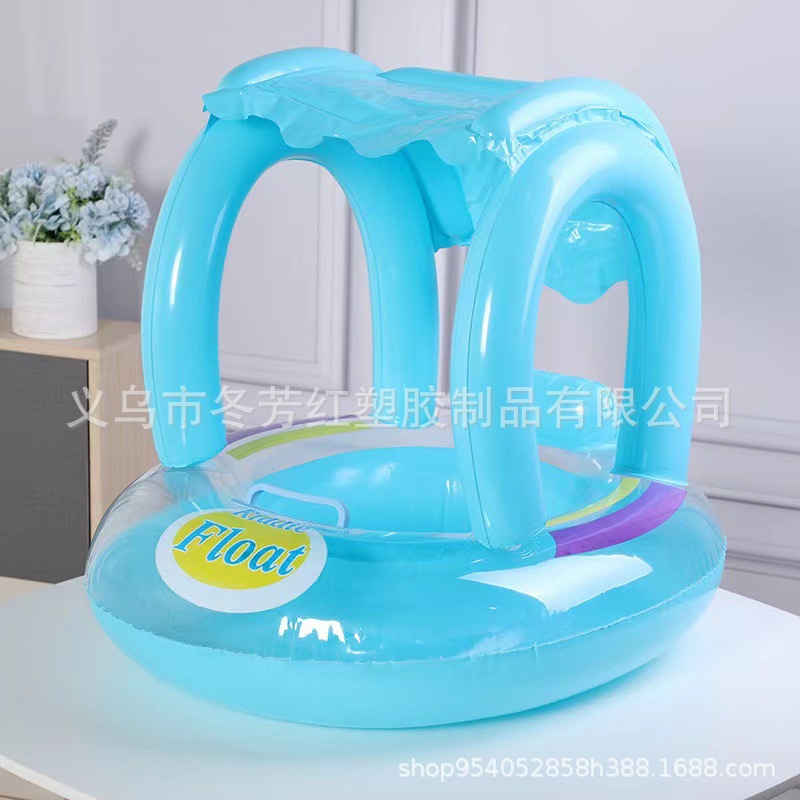 儿童加厚浮圈宝宝救生圈婴儿充气腋下比目鱼卡通造型泳圈玩具详情6
