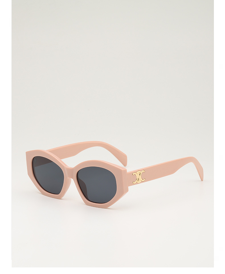 Retro triumph snow sunglasses for women, a new type of high-end oval angular sunglasses for sun protection and shading pic 15