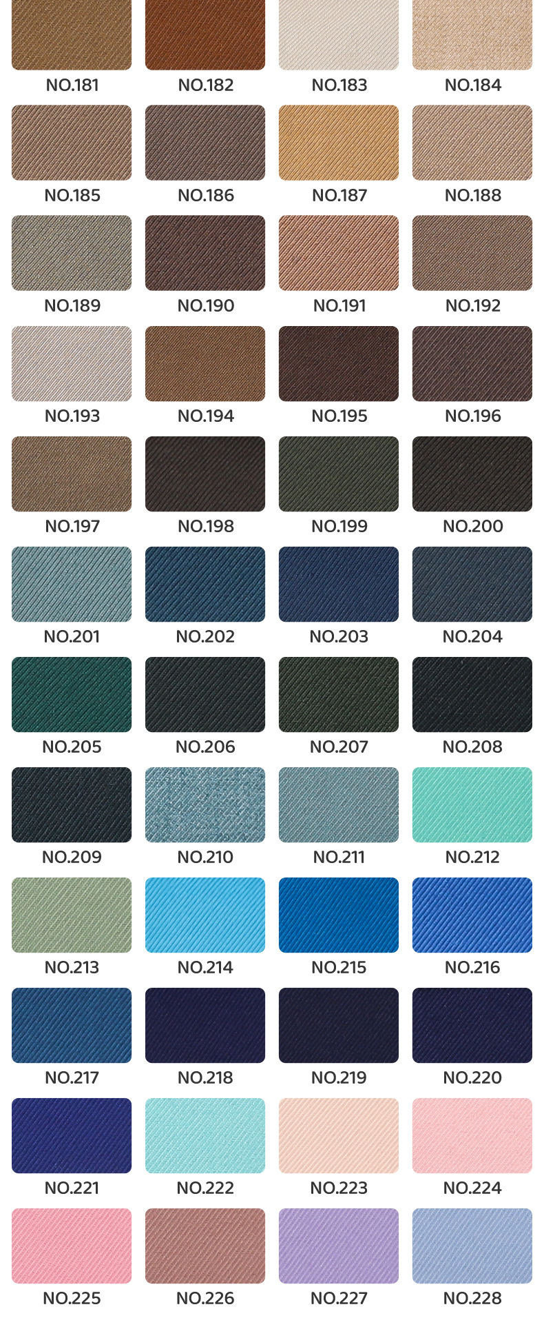 现货批发310色TR西装制服布料jk裙面料春秋无弹哔叽斜纹面料详情18