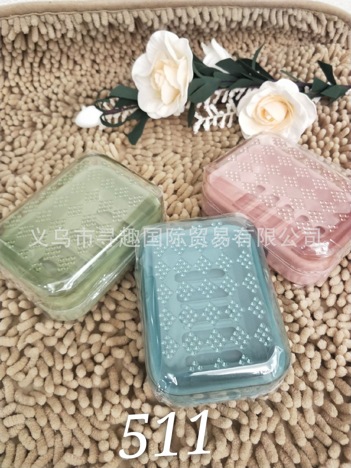 A variety of cross-border foreign trade soap storage boxes are available for selection. Cartoon wall-mounted soap boxes without punching holes are available for wholesale pic 40