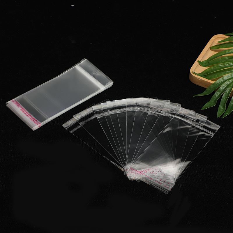 opp袋子 衣服自粘袋服装包装袋透明平口塑料自黏袋卡头自封不干胶详情16