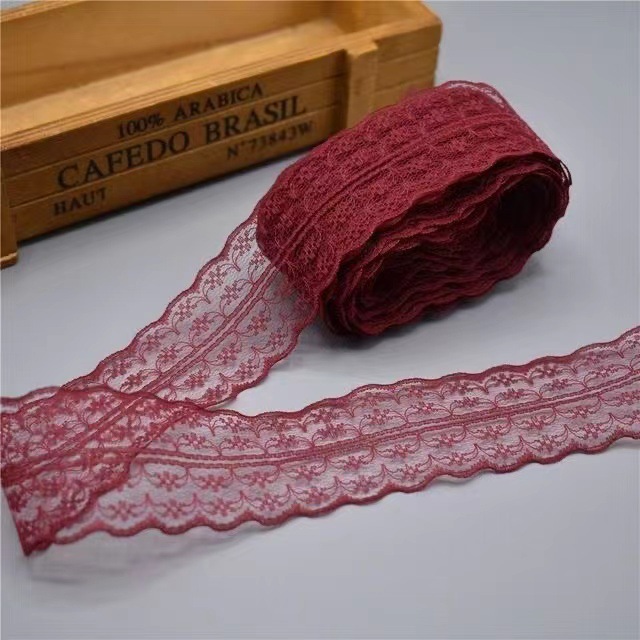 【40 Colors 】 Double-sided non-elastic lace trim, DIY clothing, curtains, sofa sewing, lace trim accessories, 4.5CM pic 18