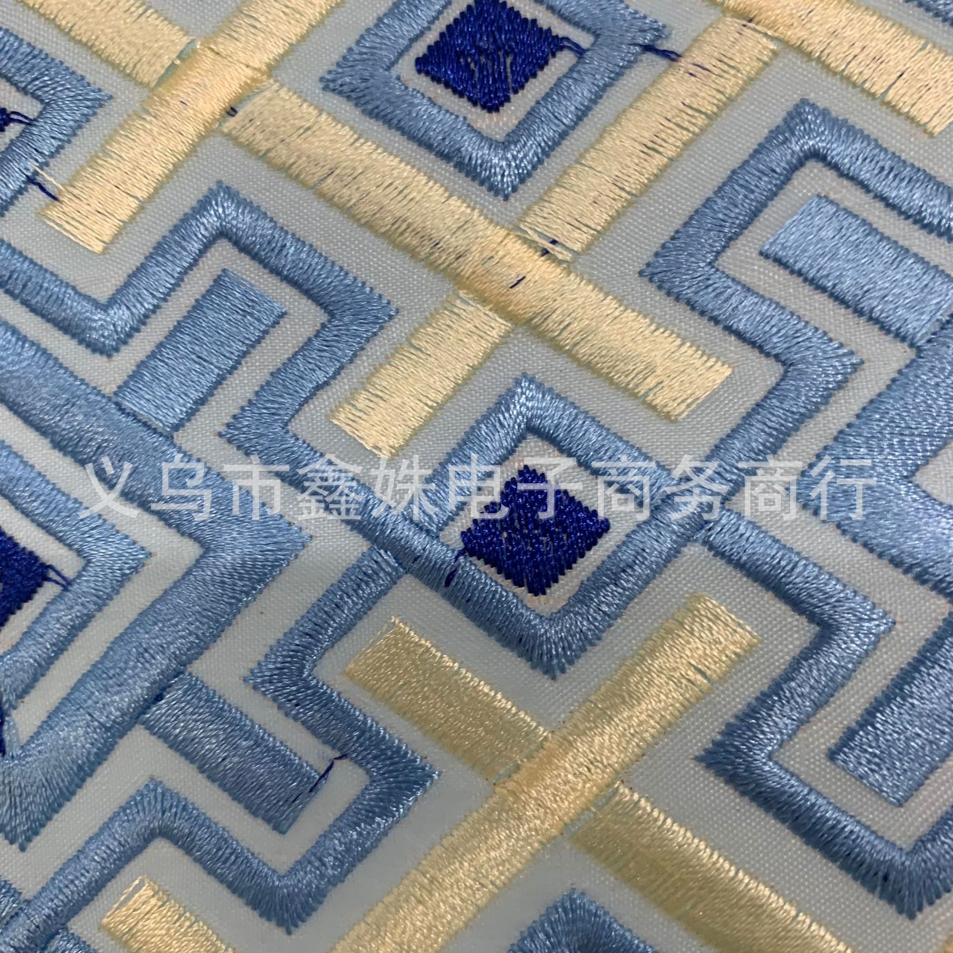 In stock of multi-color rectangular embroidered circular collar stage costume accessories pic 14