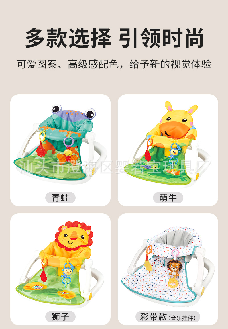 Cross-border best-selling baby folding seats, 0-1-year-old baby soothing music jumping fitness frames, portable mother and baby products, strollers, cribs, backrest seats pic 12