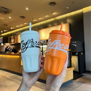 高颜值塑料水杯日本随行杯塑料茶漏水杯ins风简约随手杯详情11