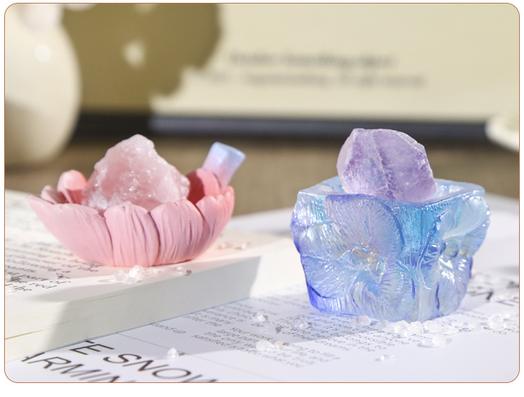 如沐花间能量盲盒 创意水晶设计树脂工艺品摆件桌面装饰摆件盲盒详情24