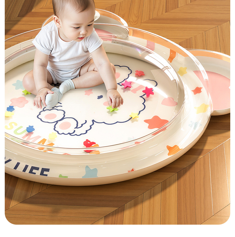 跨境婴儿充气拍拍水垫海洋生物游泳圈爬爬垫坐垫儿童拍拍垫批发详情12