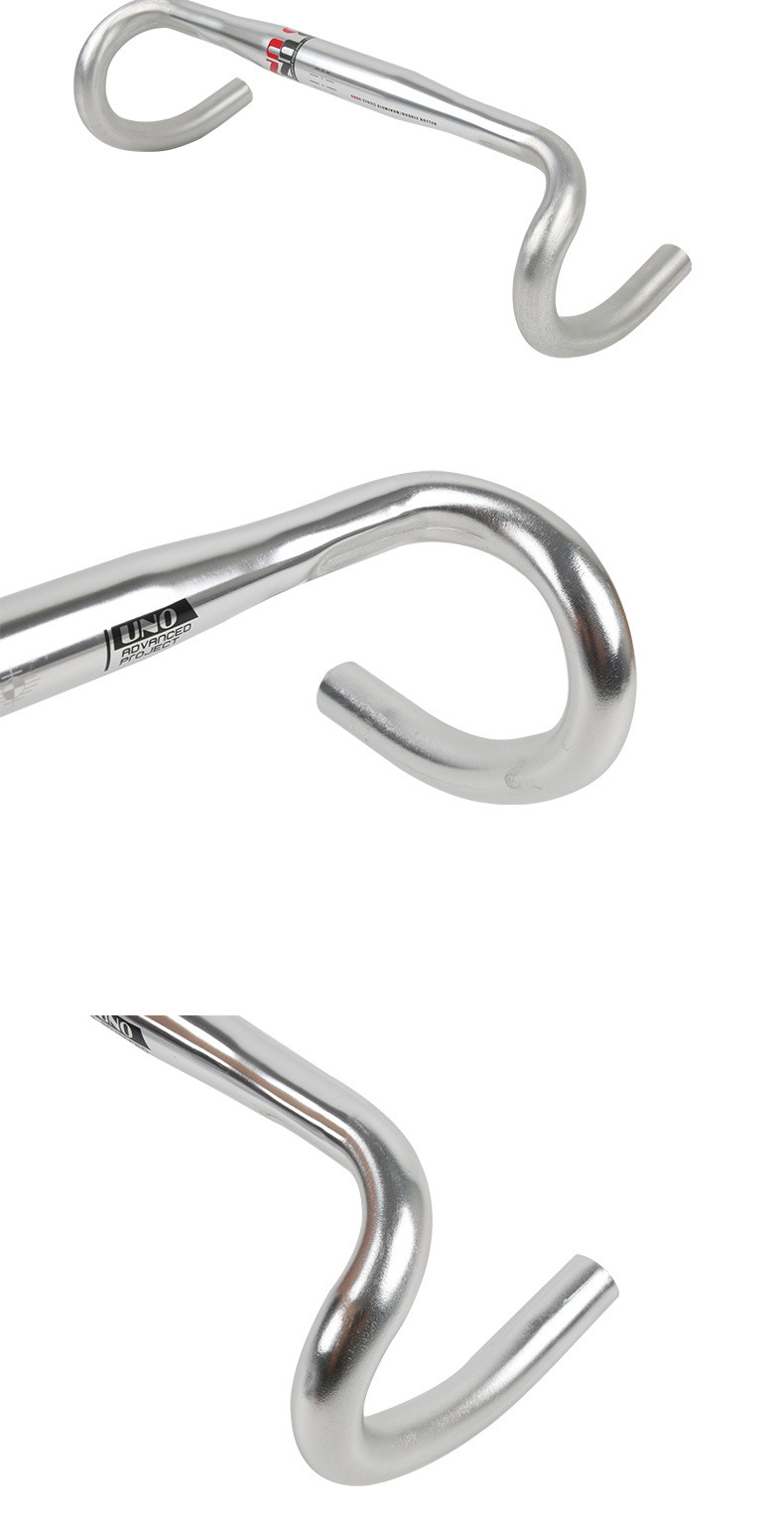 Taiwan UNO road bike corner handlebars 25.4/31.8 aluminum alloy racing small corner handlebars ultra-light road bike handlebars pic 12