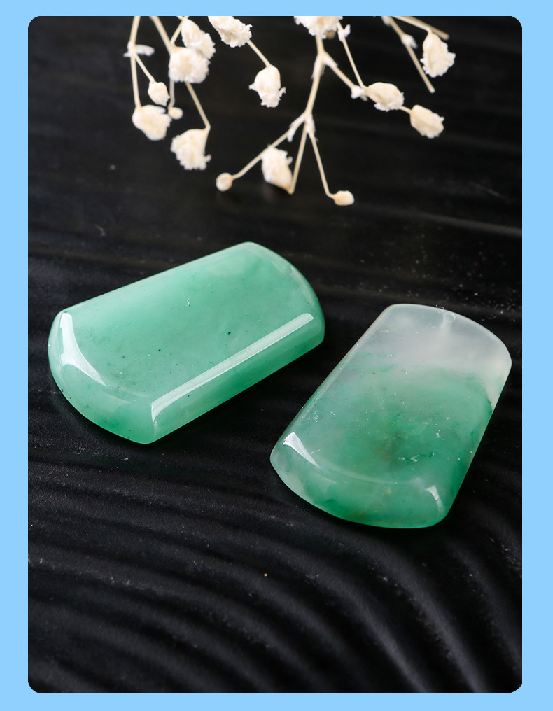 Natural African jade pendants, unadorned jade pendants, handcrafted jade pendants, diy materials, jewelry accessories wholesale pic 9