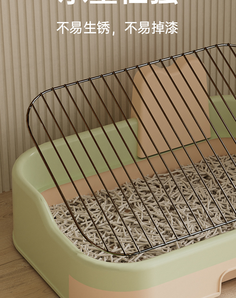 Direct sales from the manufacturer of extra-large dog toilets with high fences, iron mesh flat plates, anti-stepping, urine splash-proof and easy-to-clean extra-large dog urinals pic 9