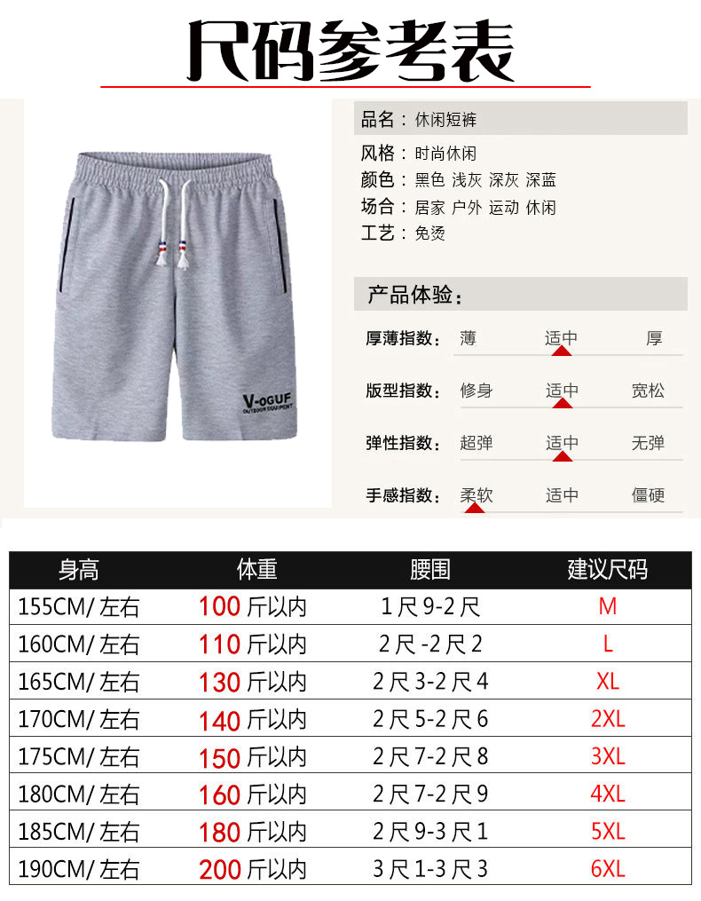 男士运动短裤男新款五分裤夏季速干跑步健身宽松短裤休闲裤沙滩裤详情6