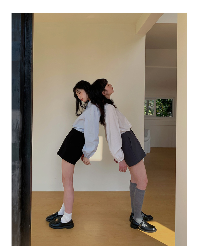 【候麦的春天】歌铭法式娃娃领衬衫春季新款复古蕾丝上衣女Y1122F详情38