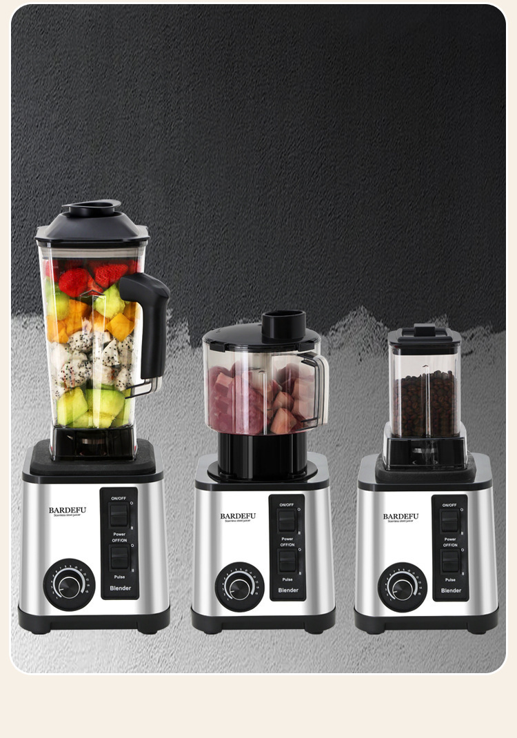 3L8in1blender cross-border North American and European stainless steel large-capacity metal blender, meat grinder, juicer pic 24