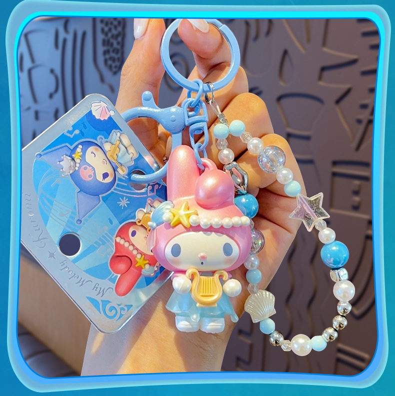 Song Brocade Flowing Sand Oil Toy Cartoon Character keychain Pendant figurine keychain, 18cm pic 10