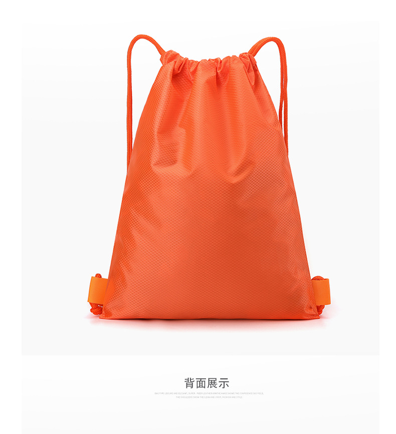 Customized waterproof drawstring backpacks, sports and fitness bags, hiking and running backpacks, cross-border basketball and football bags pic 26