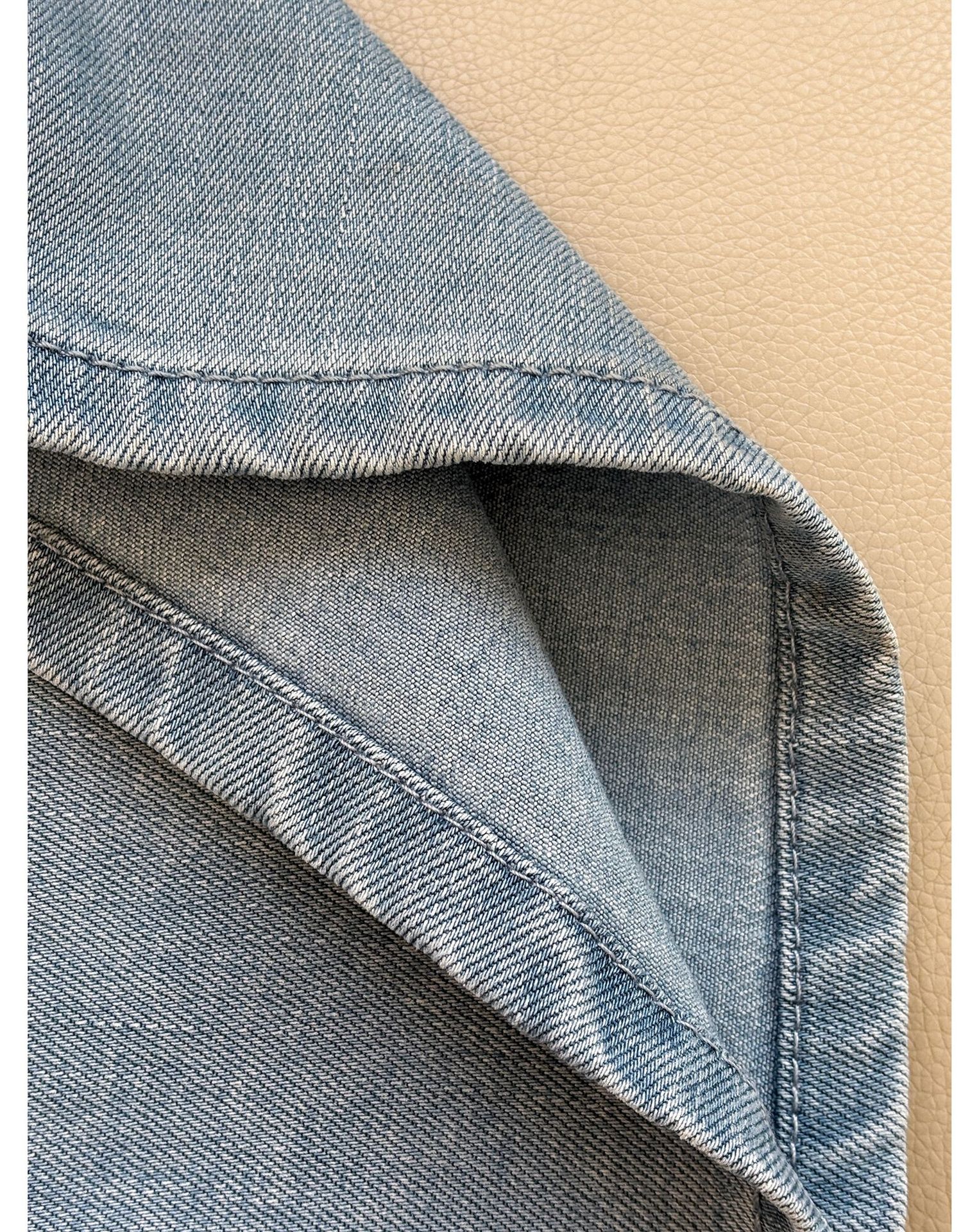 JU柔软~小禾家柜上2.8K/重工洗水轻薄阔腿直筒弹力牛仔裤女C54004详情28