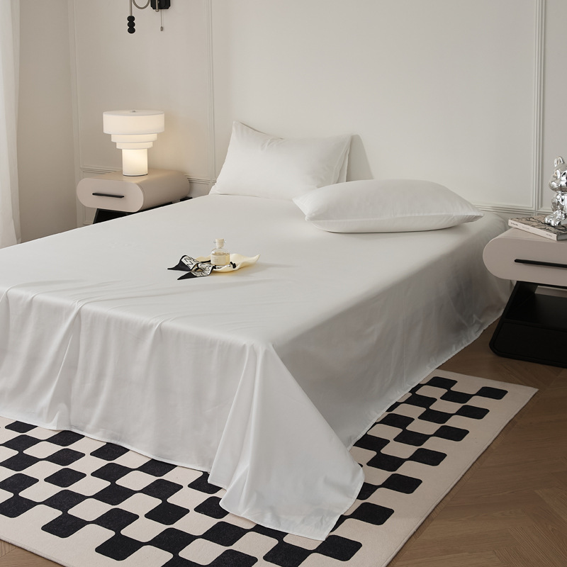 Single-piece quilt cover, pure cotton long-staple cotton bed sheet, bed cap, oversized quilt cover, skin-friendly single and double solid color bedding pic 45