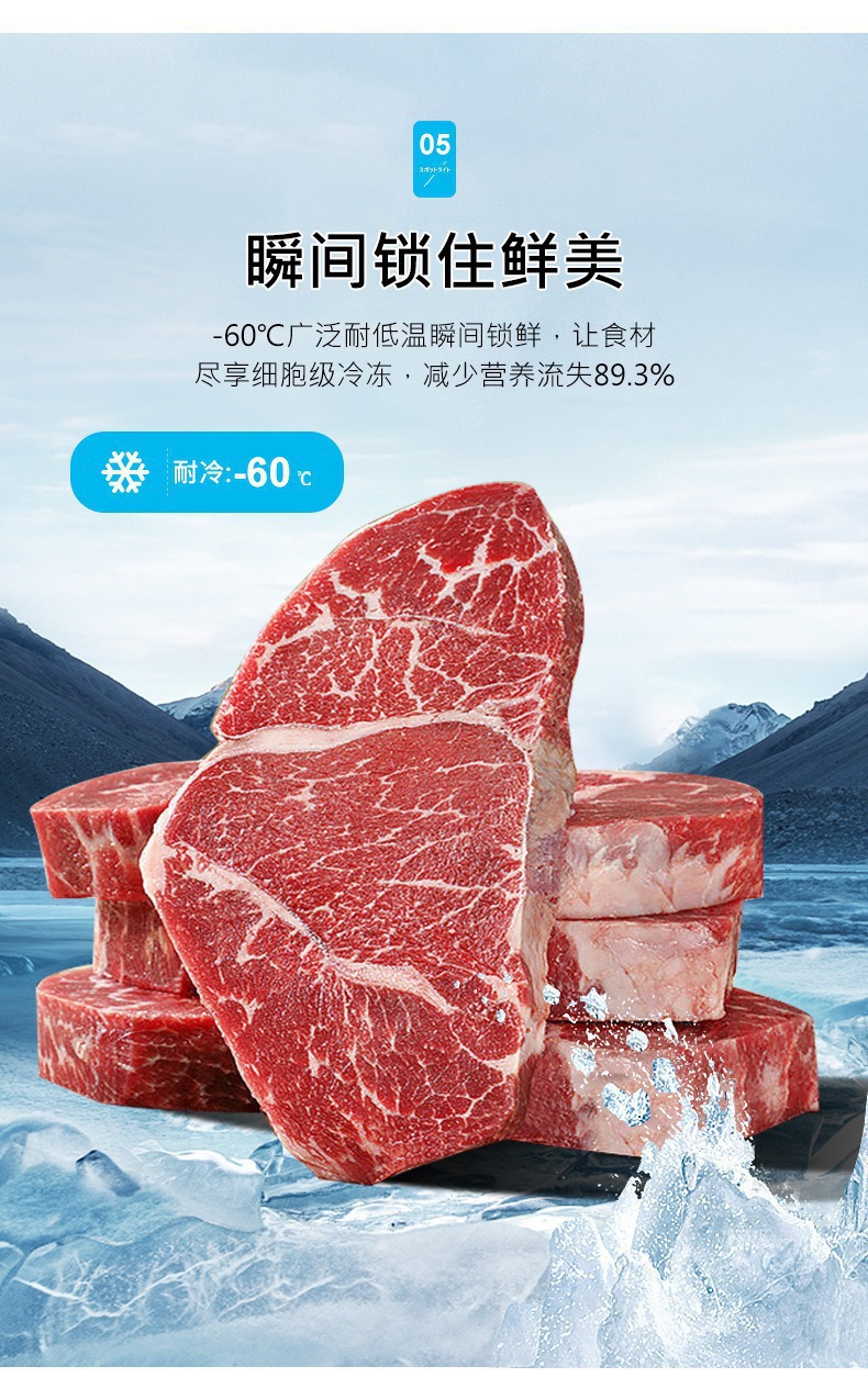 Aluminum foil sealed fresh-keeping bags, food-grade refrigerator refrigeration special self-sealing bags, zipper sealed packaging bags wholesale pic 6