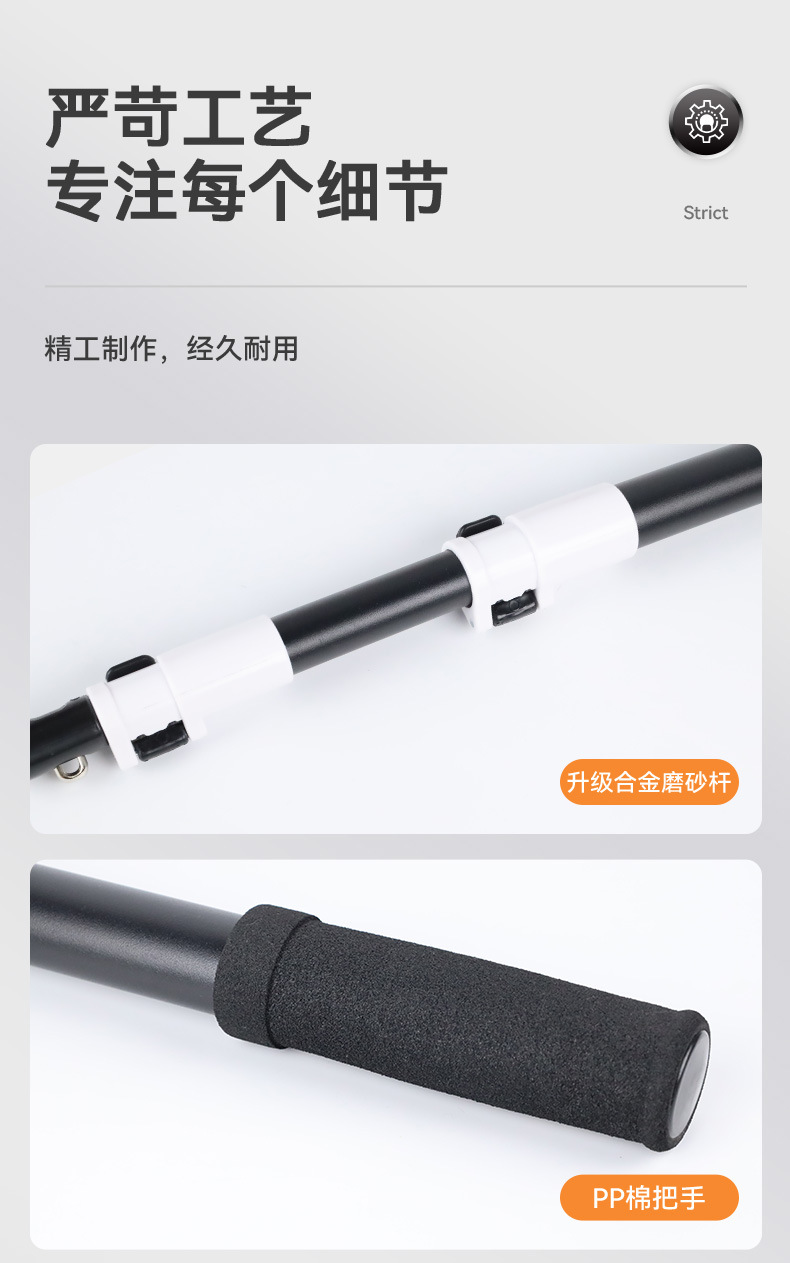 The curved rod car wash mop is a car brush with soft bristles that do not damage cars. It is a long-handled telescopic car cleaning tool and supplies specially designed for cars pic 27