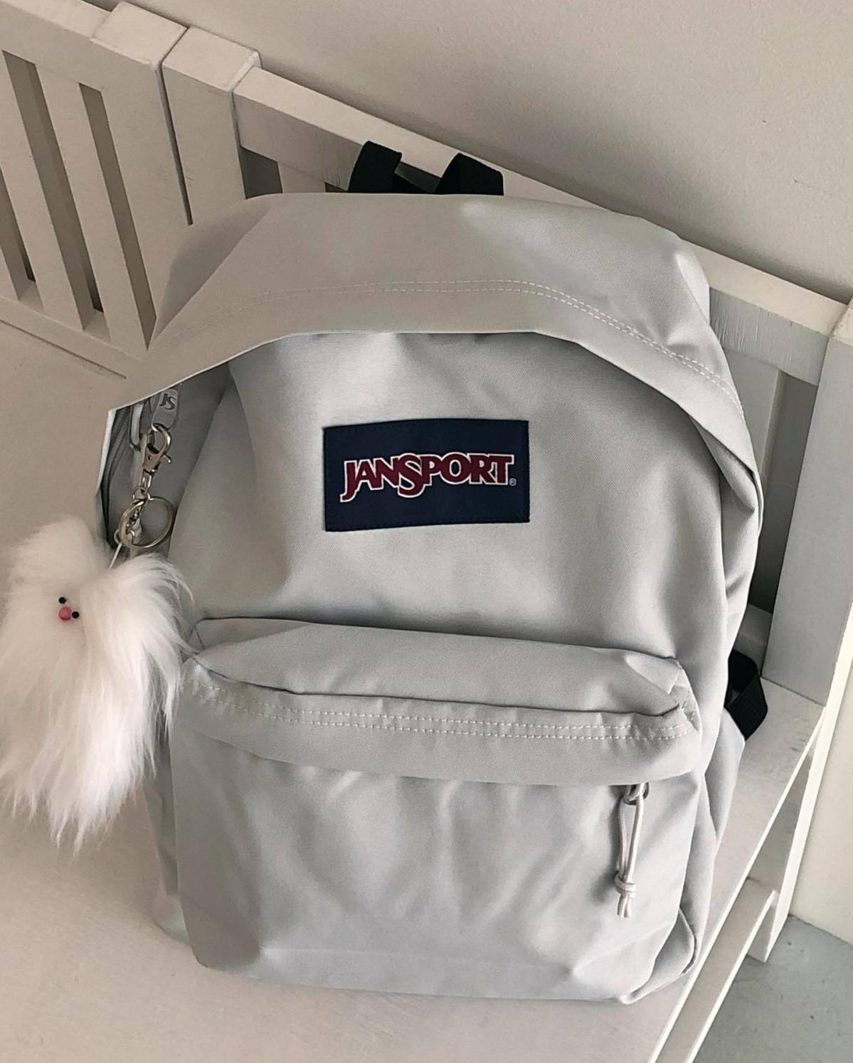 跨境外贸JANSPORT双肩包学生书包男女款背包蝶漾青漾雾霾蓝可代发详情13