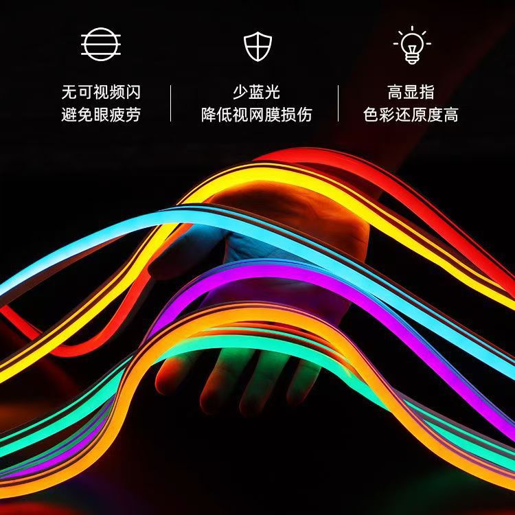 led flexible light strips, ultra-bright embedded linear light troughs, neon light strips, outdoor waterproof engineering lighting linear lights pic 12